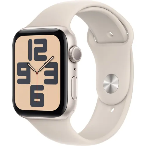 Apple - Apple Watch SE2 GPS 44mm Aluminio Blanco estrella con correa Blanco estrella S-M.