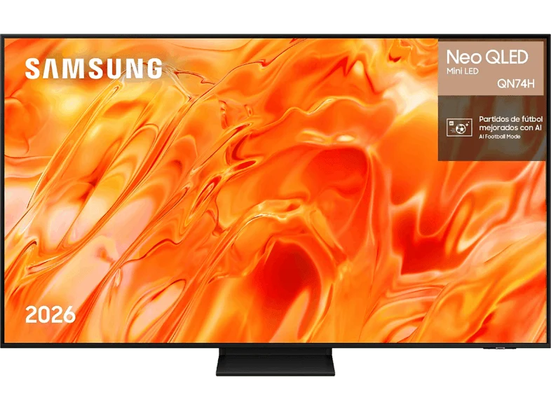 TV Neo QLED 55" - Samsung TQ55QN74HAUXXC, UHD 4K Mini Led, NQ4 AI Processor, Smart TV, Full AI, Negro