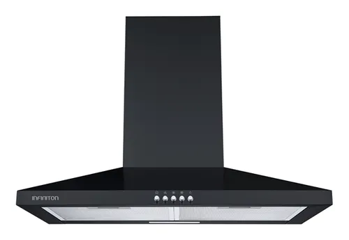 CAMPANA CHIMENEA INFINITON CMPP-64NBH ANCHO 60 CM NEGRA