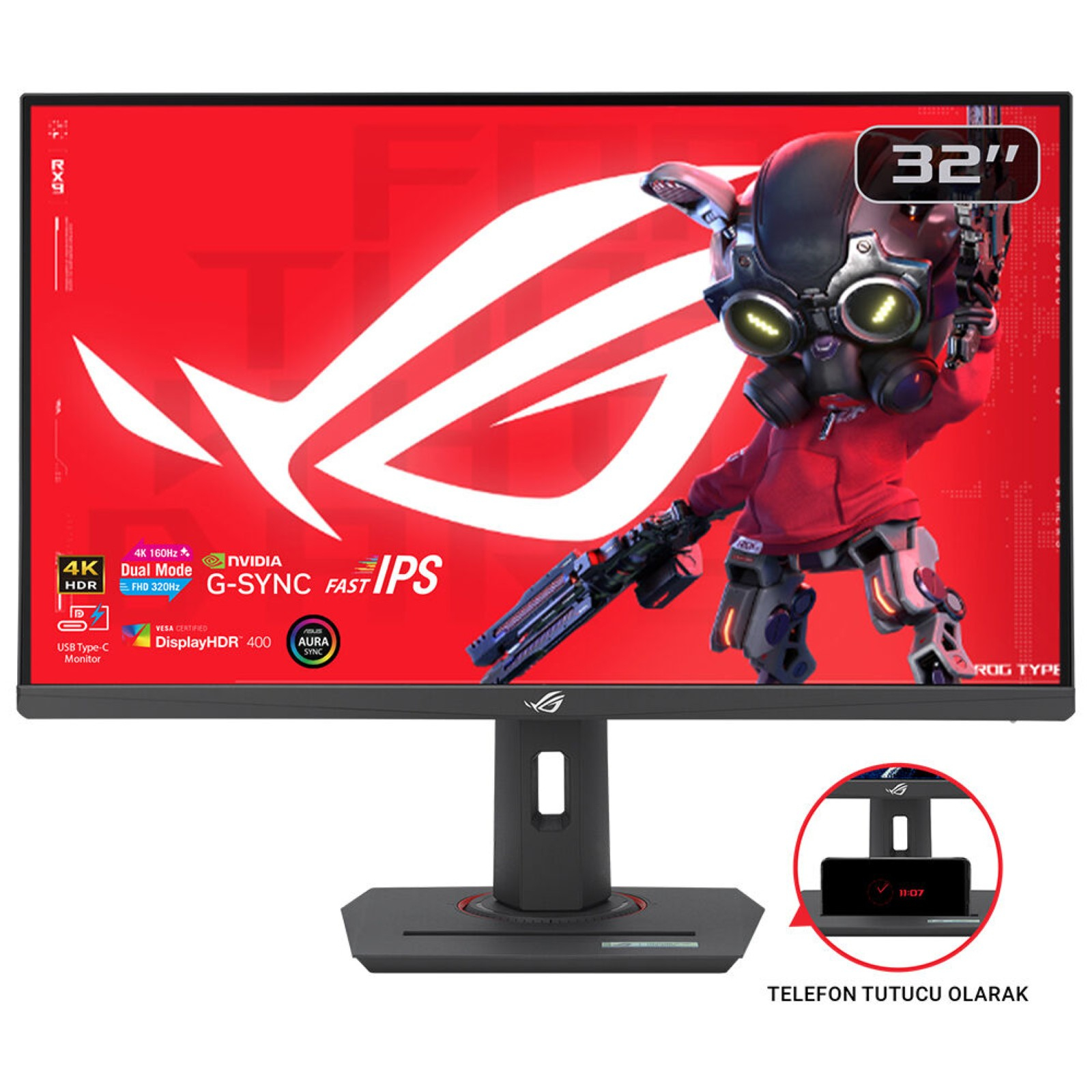 Asus ROG Strix XG32UCG 32" FHD 4K IPS 160Hz 0.3ms HDR G-Sync/FreeSync