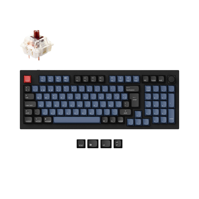 Keychron Q5 ISO-ES RGB Hot-Swappable Switch Gateron G Pro Brown