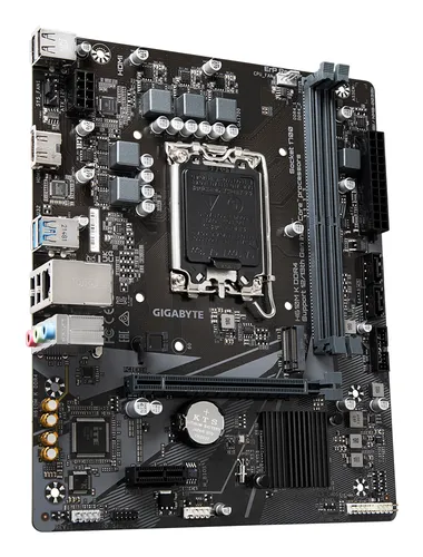 GIGABYTE Intel H610M K DDR4 Placa base - Compatible con procesadores Intel Core 14th Gen CPUs, 3+1+1 Phases Hybrid Power Design, up to 3200MHz DDR4,: imagen 3