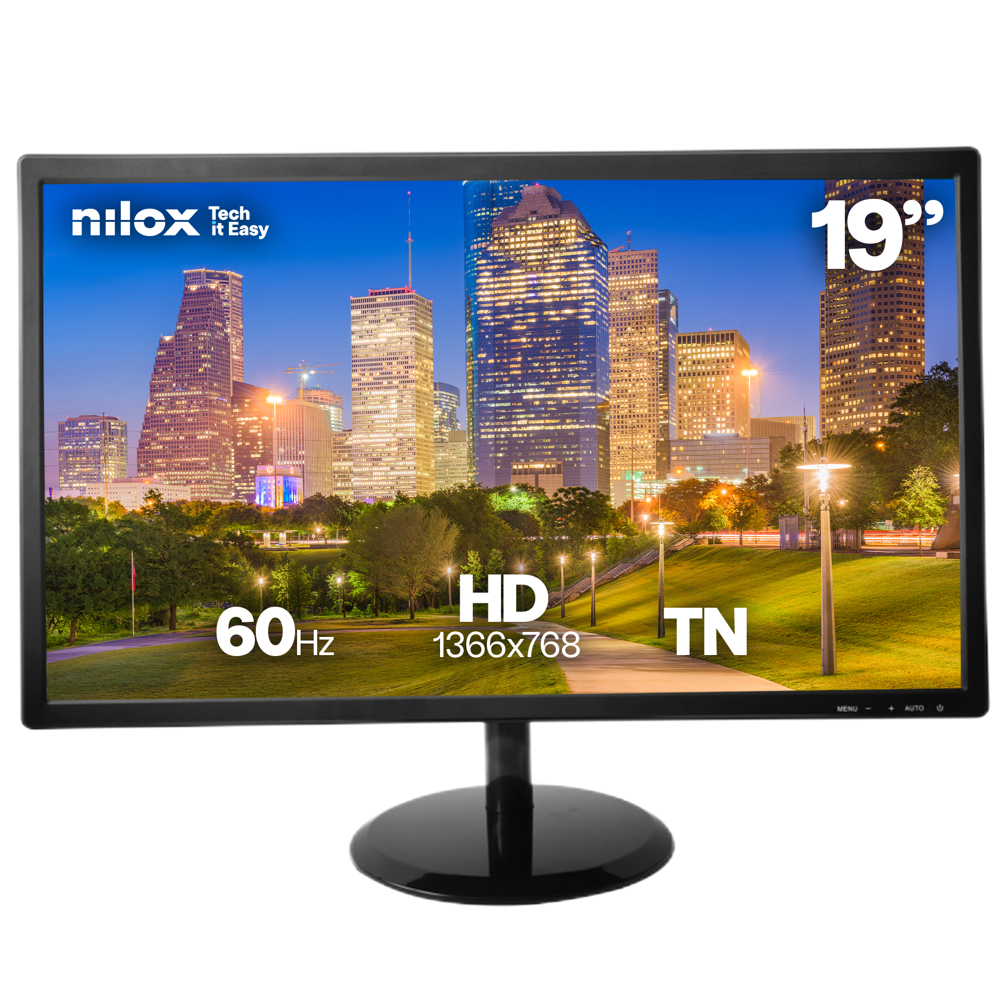 NILOX 19" LCD TN HD HDMI VGA
