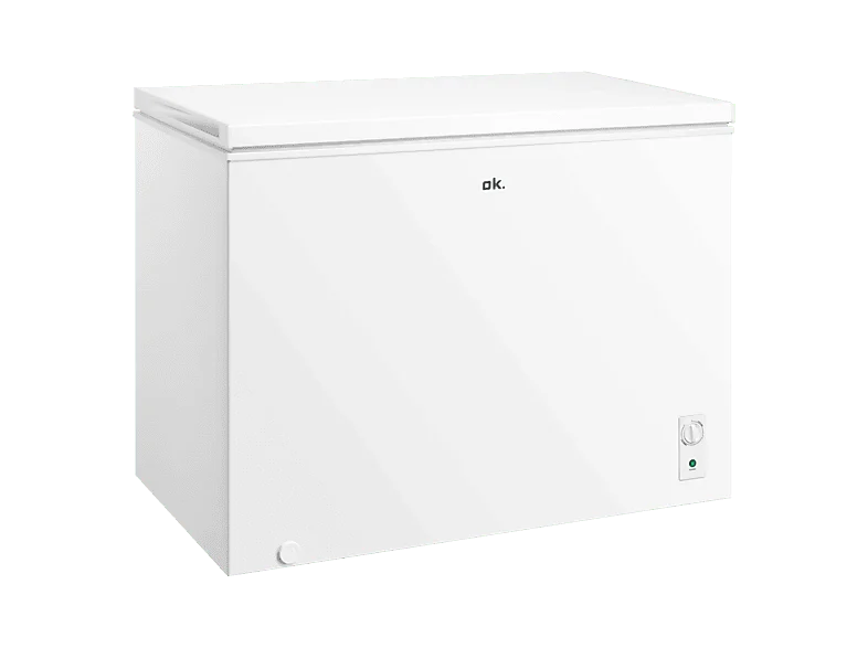Congelador horizontal - ok. OFZ 181 E W, 293 l, 84.8 cm, Control temperatura, 4 estrellas, Blanco
