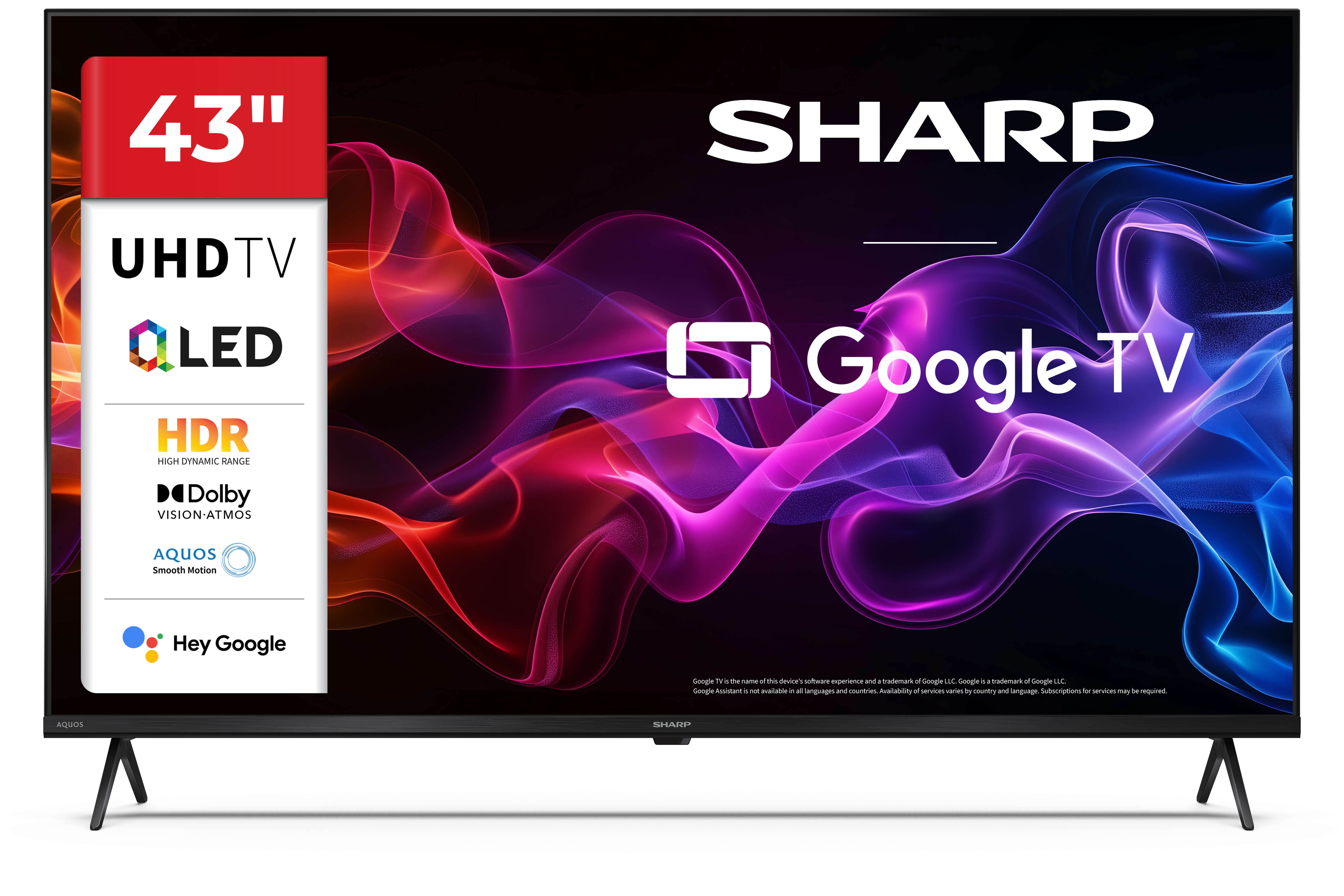 SHARP 43" 43HP5265E QLED 4K Ultra HD