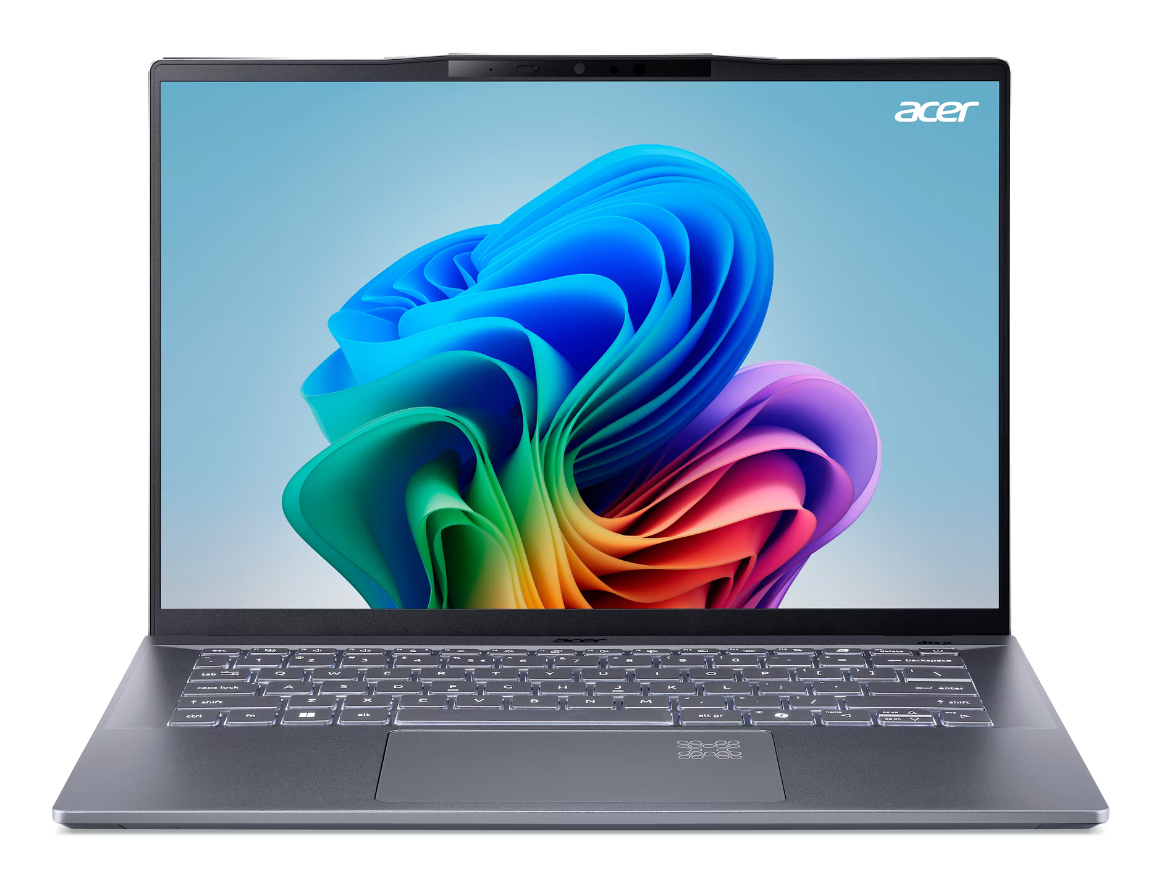 PORTATIL ACER SFG14-01-X962 SNAPDRAGON X PLUS X1P-42100 8C 14." 16GB 1TB PC COPILOT+ W11H GRIS