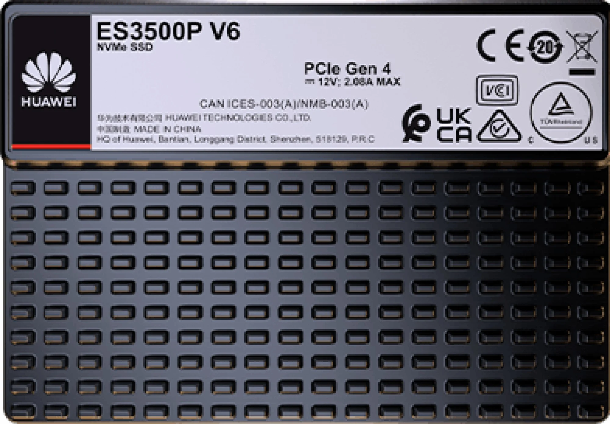 Huawei ES3500P V6 PCIe 4.0 7.68TB SSD NVMe Disk Unit 2.5inch 02357EAN
