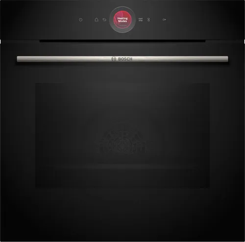 Horno compacto - Bosch HBG774KB1, Serie 8, Multifunción, Pirolítico, 71 l, 54.9 cm, Negro