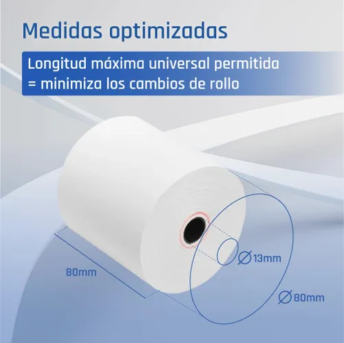 iggual Caja 50 Rollos Sin BPA 80x80mm: imagen 3