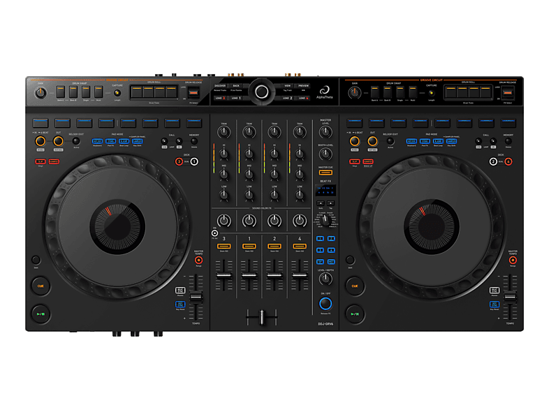 Controladora DJ - Alpha Theta DDJ-GRV6, 20 Hz kHz USB, 104 dB(A), Negro