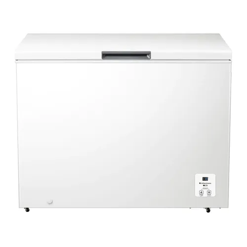 Congelador horizontal - Hisense FT386D4AWLYE, 84.7 cm, 297 l, Función Dual, Bordes suaves, Blanco