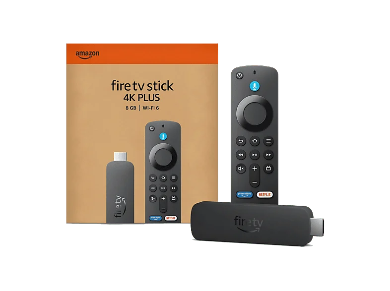 Reproductor multimedia - Amazon Fire TV Stick 4K Plus 2025, Mando voz Alexa, UHD 4K, 8 GB, Quad Core, Wi-Fi 6, Dolby Vision, Atmos y HDR10+