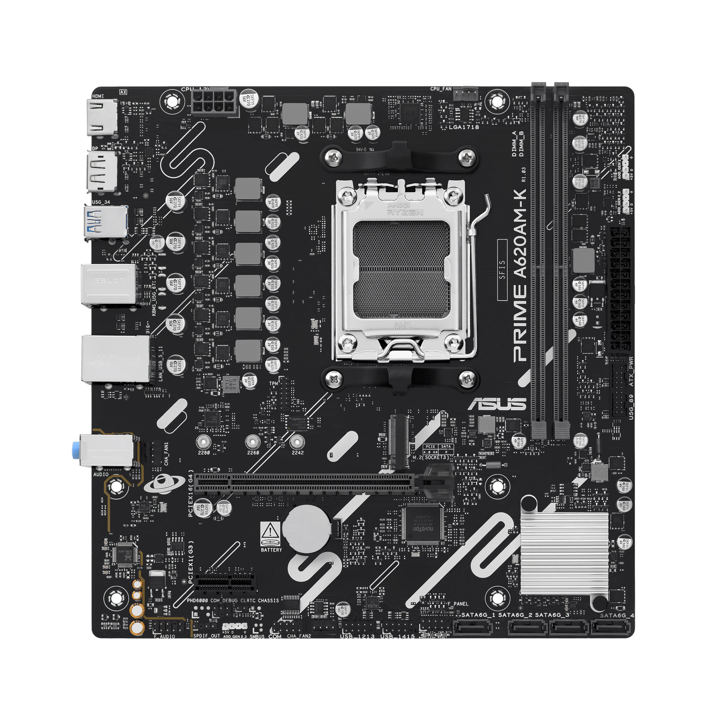 Asus AMD PRIME A620AM-K Socket AM5