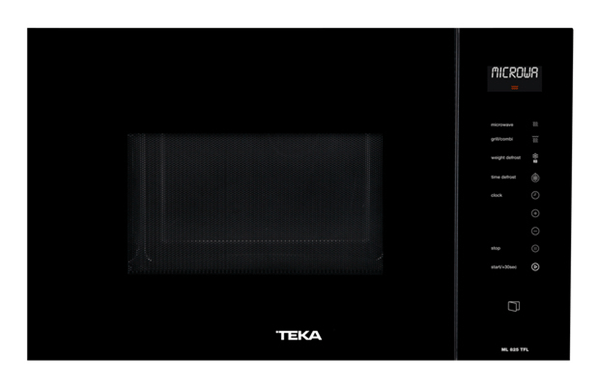 HORNO MICROONDAS INTEGRABLE TEKA ML 825 CRISTAL NEGRO 25 LITROS CON GRILL NEGRO
