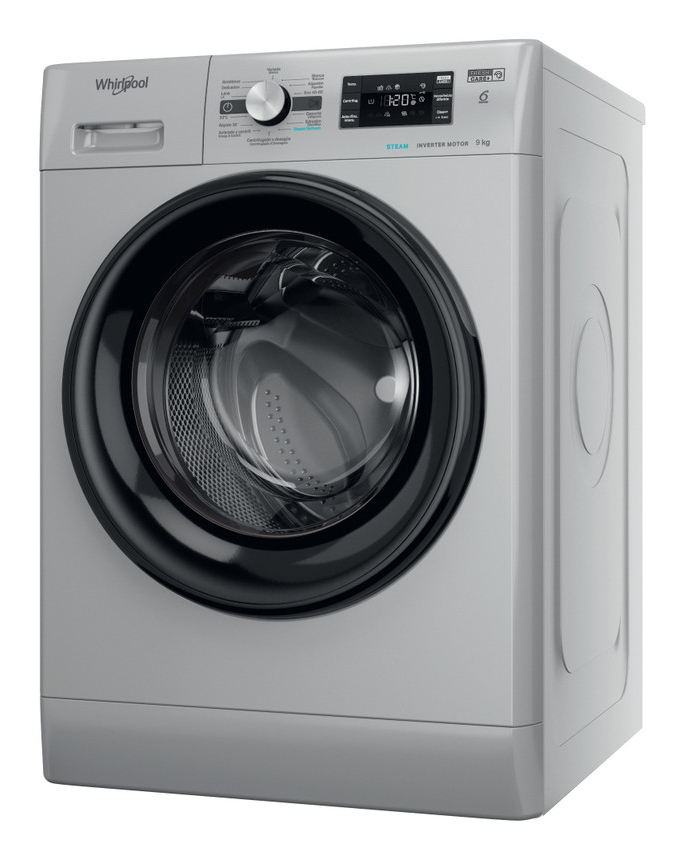 LAVADORA CARGA FRONTAL WHIRLPOOL FFB 9489 SBV SPT 9 KG 1400 RPM A INOX