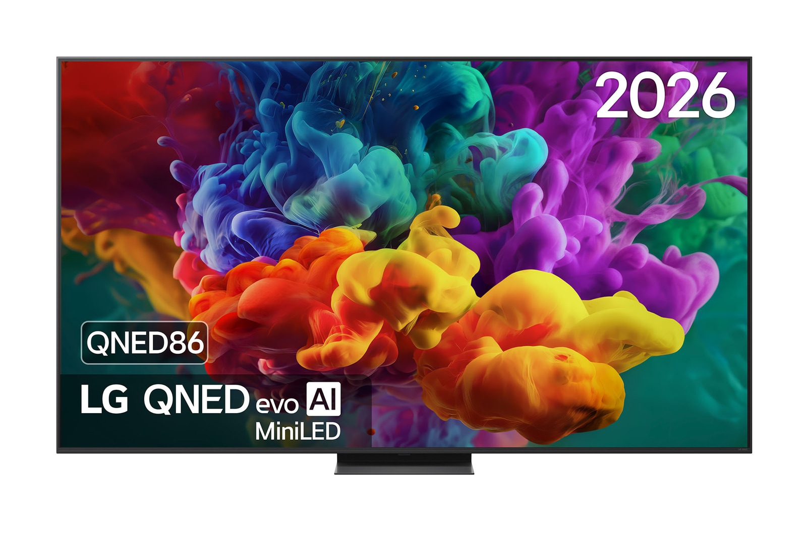 TV QNED Mini LED 86" - LG 86QNED86B6B, UHD 4K, Procesador Inteligente α8 AI Processor 4K Gen3, Smart TV, DVB-T2 (H.265), Negro
