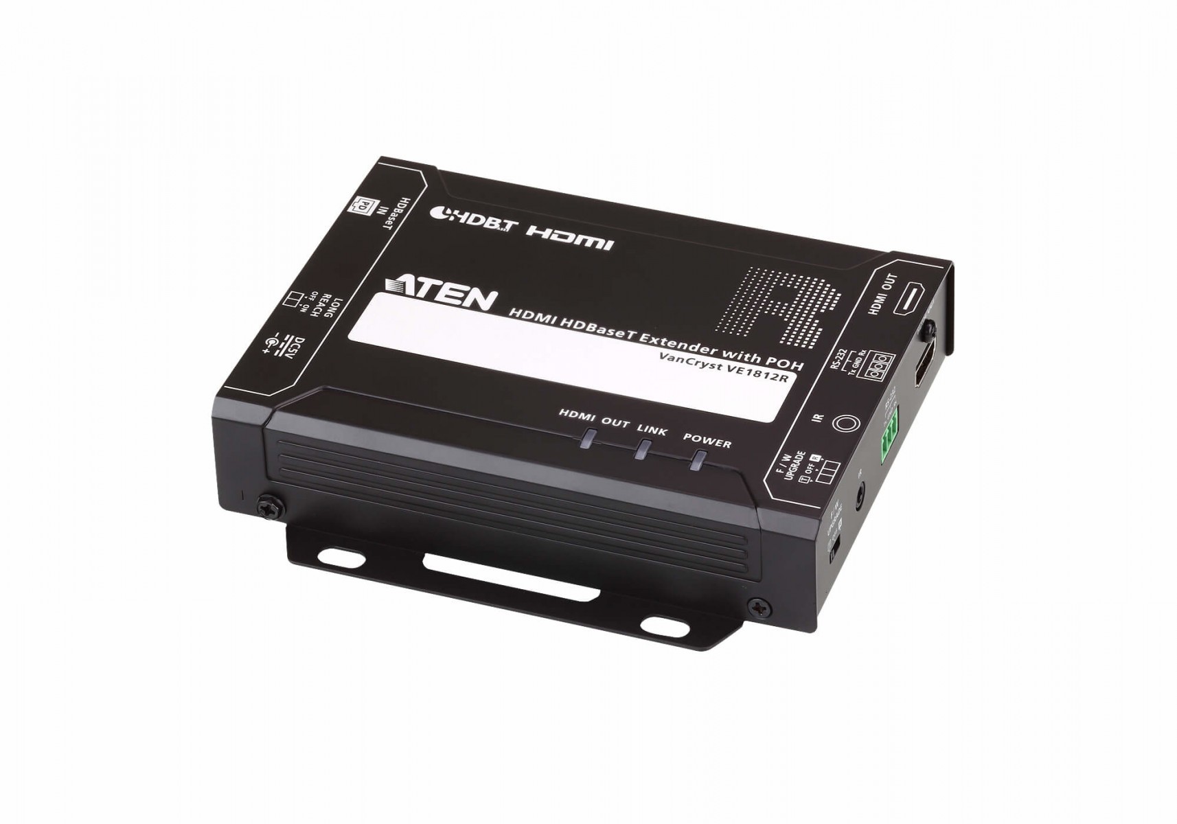 ATEN VE1812R-AT-G extensor audio/video Receptor AV Negro VE1812R-AT-G