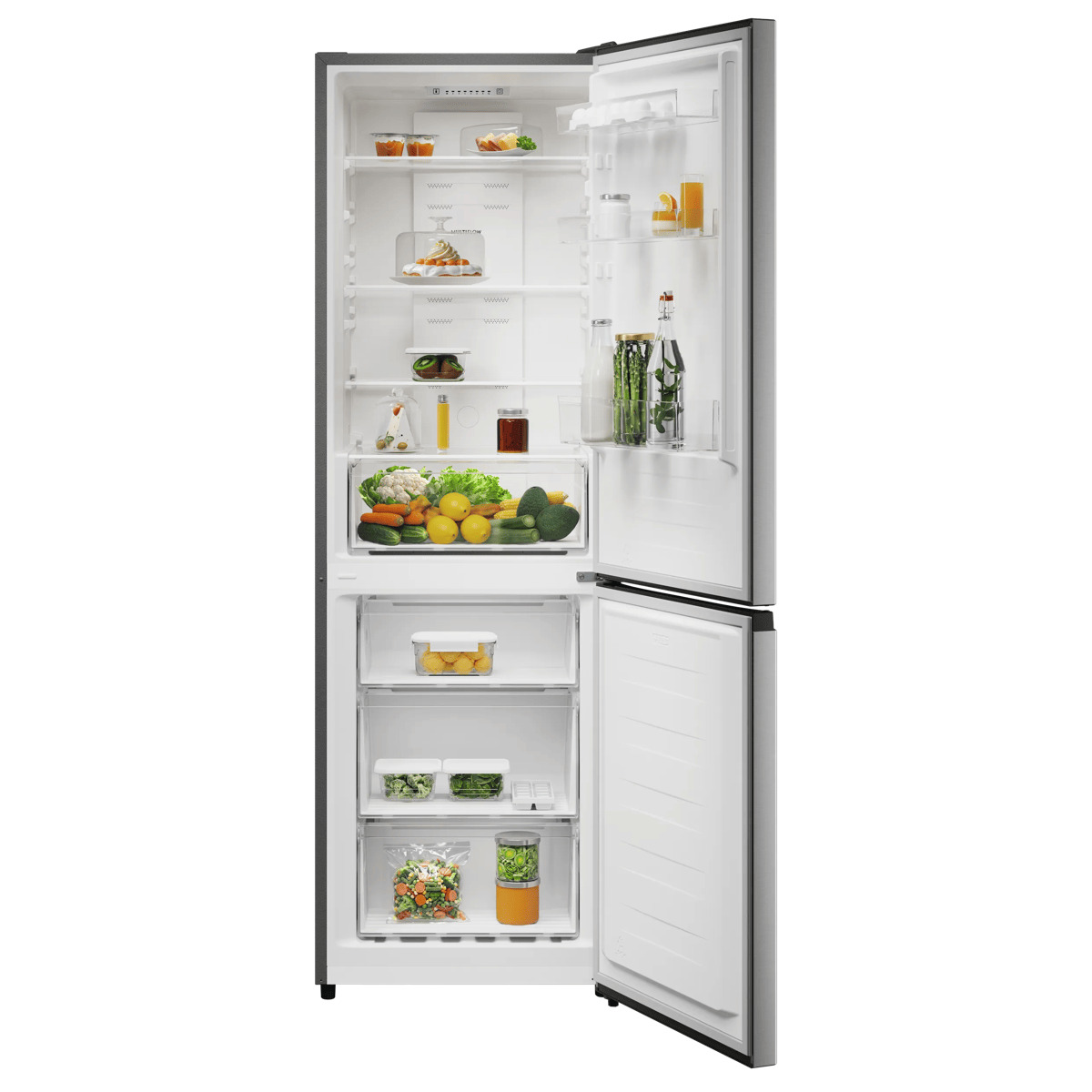 Electrolux Frigorífico combi de libre instalación Serie 600 Gris de 186 cm LNB6MD30U0