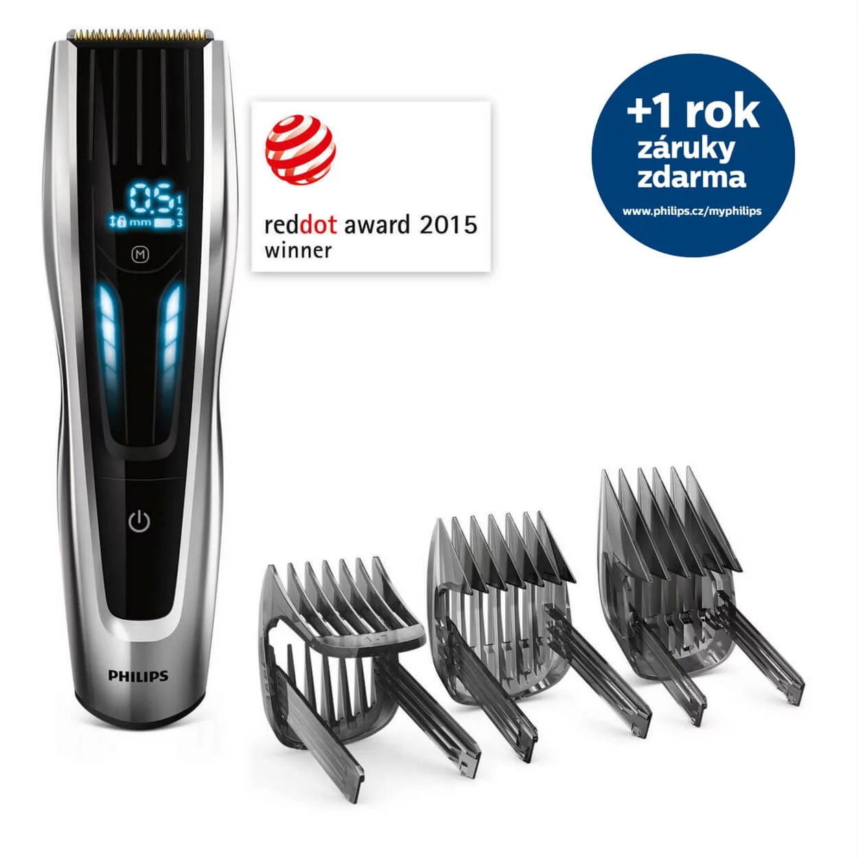 Philips Hair Clipper Series 9000 HC9450/15 Negro/Plata