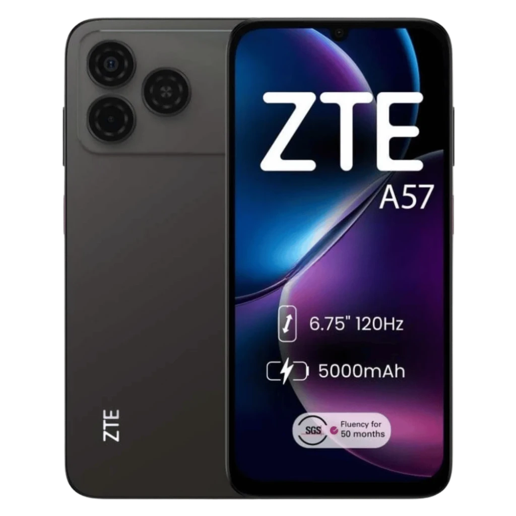 ZTE Blade A57 4GB/64GB Negro 6,75 pulgadas IPS LCD 5000mAh 13MP