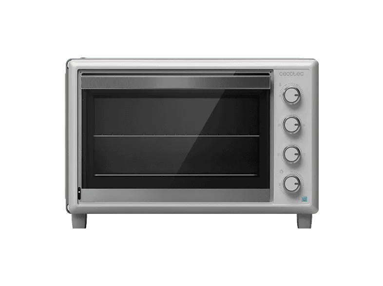 Horno de sobremesa - Cecotec Bake&Toast 6090 White Gyro, convección con rustidor giratorio, 60 litros, 2200 W, Blanco