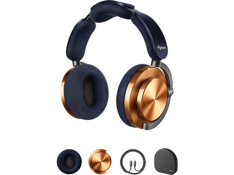 Auriculares inalámbricos - Dyson OnTrac™, Bluetooth, Cancelación Activa de ruido, Autonomía 55h, CNC Cooper