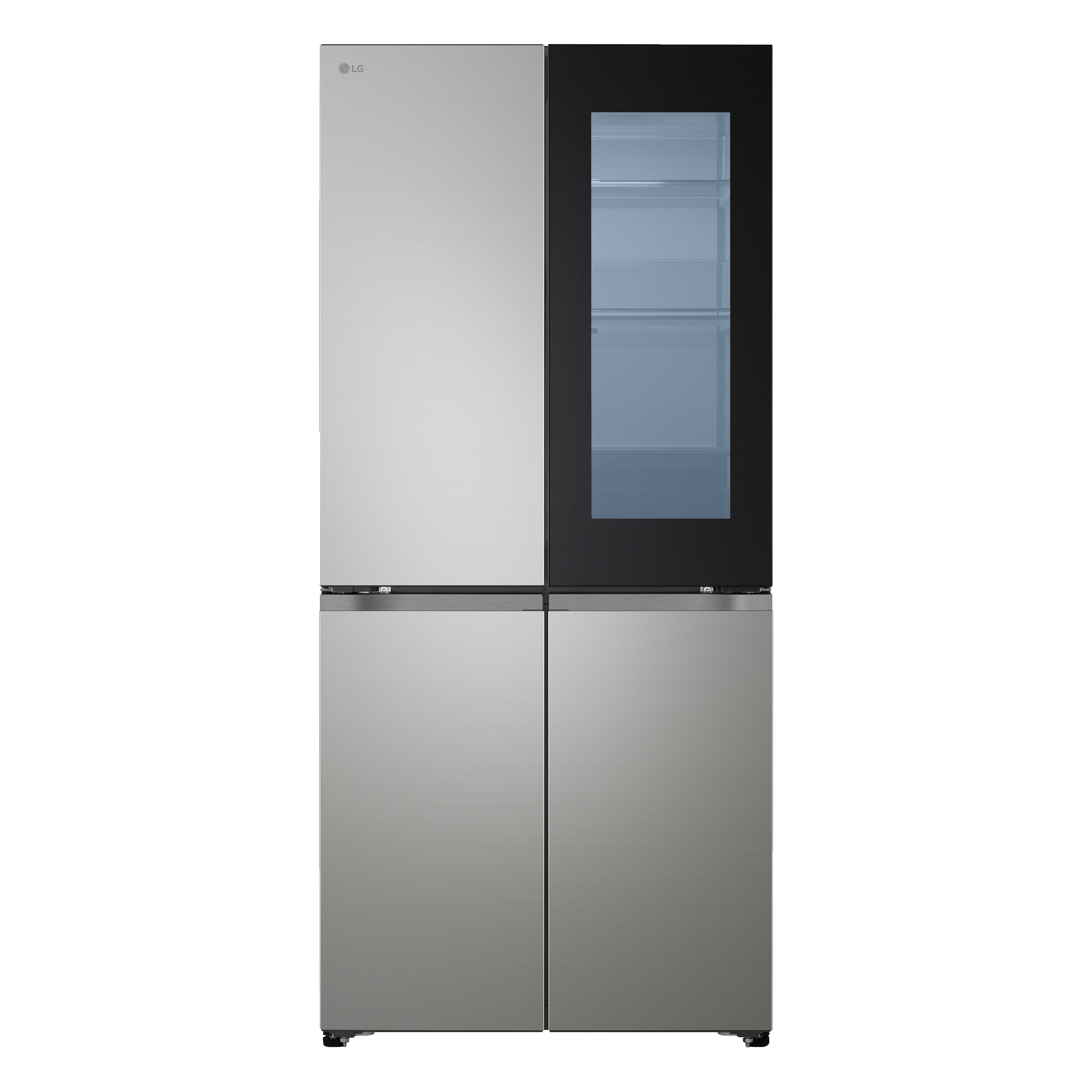 Frigorífico American Combi | LG GMVS30SEPY InstaView™, Clasificación E, 580 L, Inox antihuellas - GMVS30SEPY