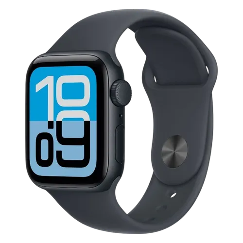 Apple Watch SE 3 GPS + Cellular 40mm Medianoche con Correa Deportiva Negro M/L