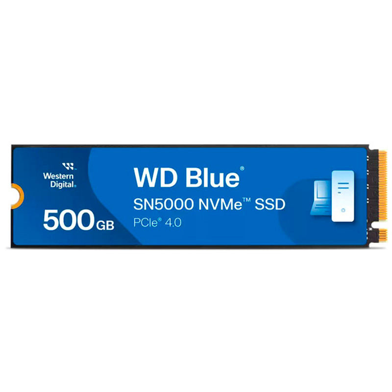 Western Digital Blue SN5000 500GB PC Ie Gen4 x4 NV Me SSD