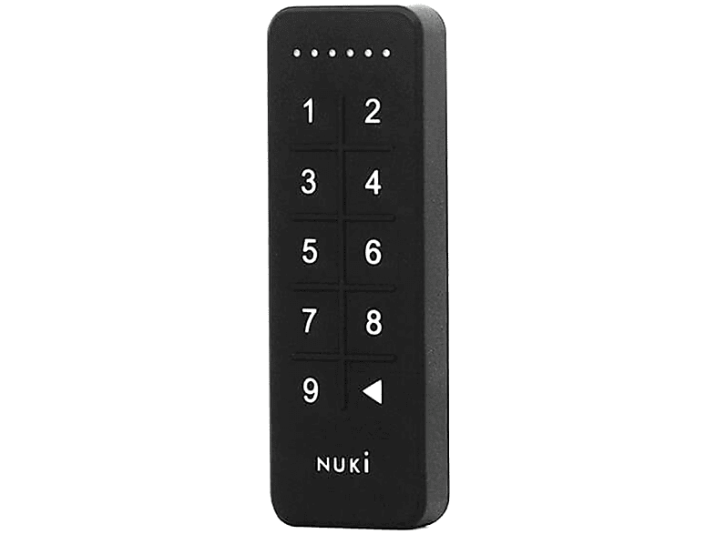 Teclado de seguridad para puerta - Nuki Keypad, Compatible con Smart Lock, Negro