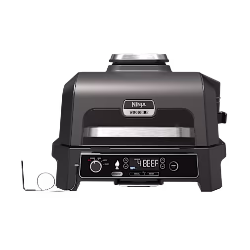 Barbacoa eléctrica Ninja Woodfire PRO XL (con termómetro) | OG850EU | de SharkNinja