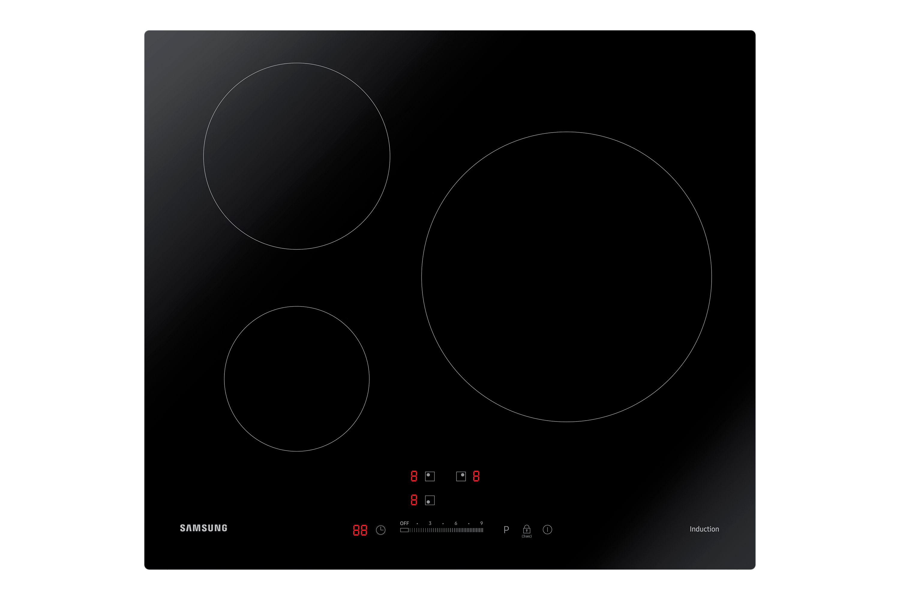 VITROCERAMICA INDUCCION SAMSUNG NZ63M3707AK/UR 3 ZONAS COCCION ANCHO 60 CM