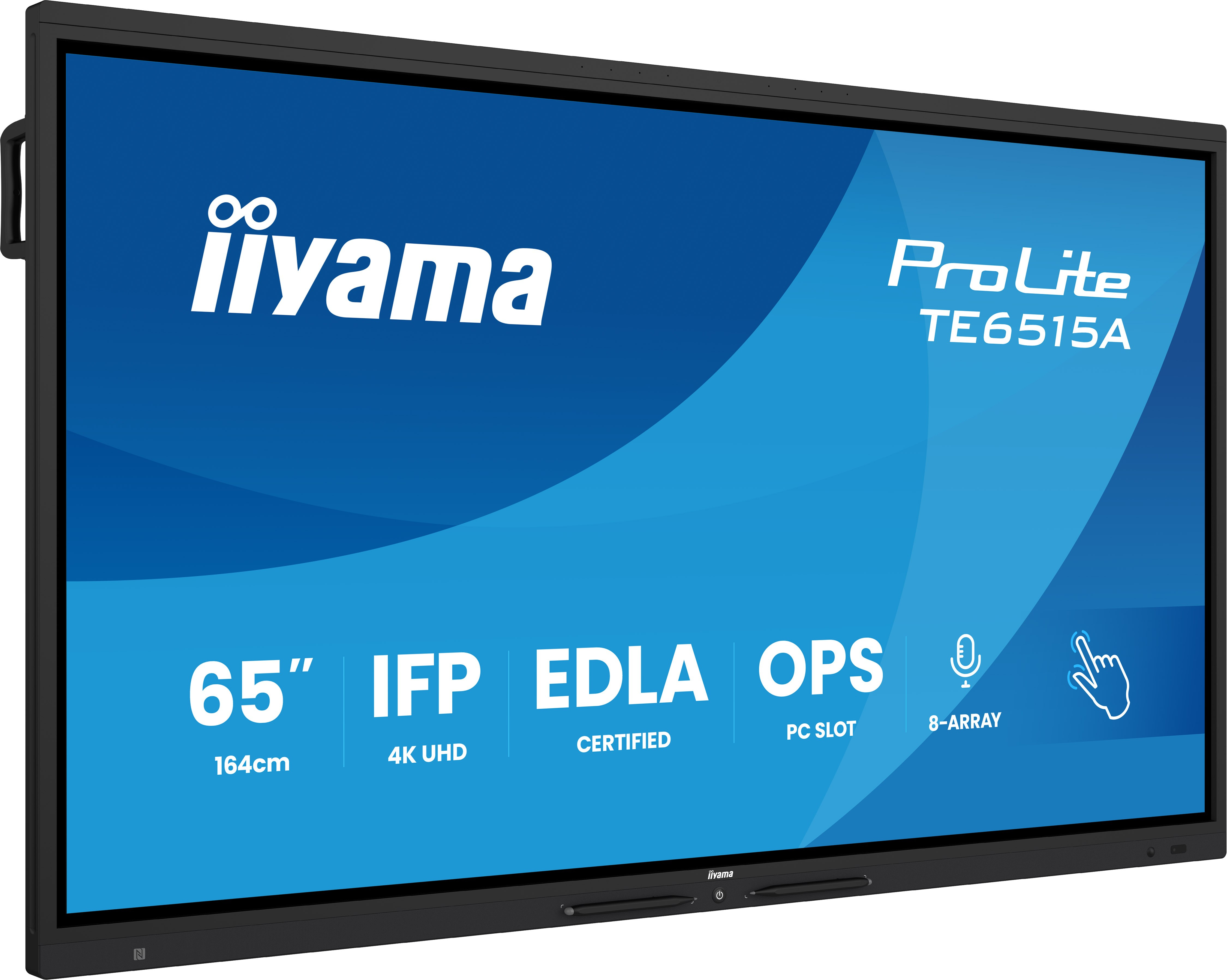 iiyama TE6515A-B1AG 65" IFP Elegante iiWare21E 3840x2160 TE6515A-B1AG