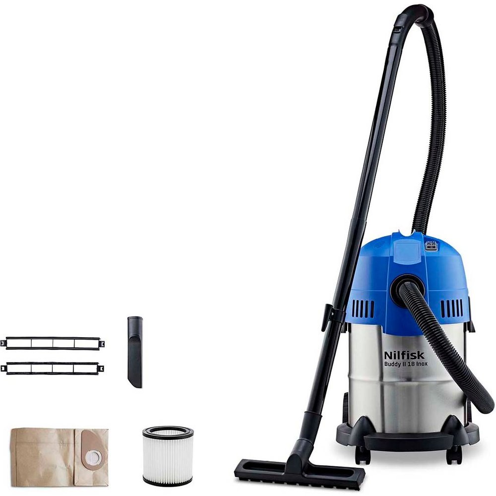 NILFISK - Aspirador Agua-Polvo Buddy II 18 l Inox.