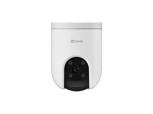 Cámara de vigilancia IP - Ezviz H8C Pro, 3K, Función visión nocturna, WiFi, Cobertura Panorámica 360º, Detección forma Humana, Blanco