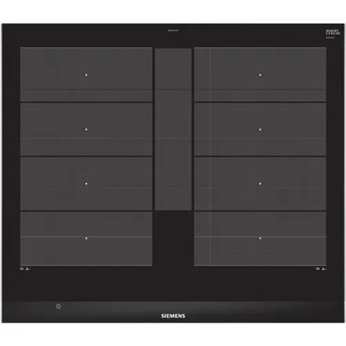 Placa inducción - Siemens EX675LYC1E iQ700, 2 zonas, 22.5 cm, Negro