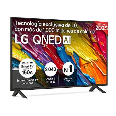 LG - TV QNED AI 126cm (50") LG 50QNED84A6C, 4K Smart TV.