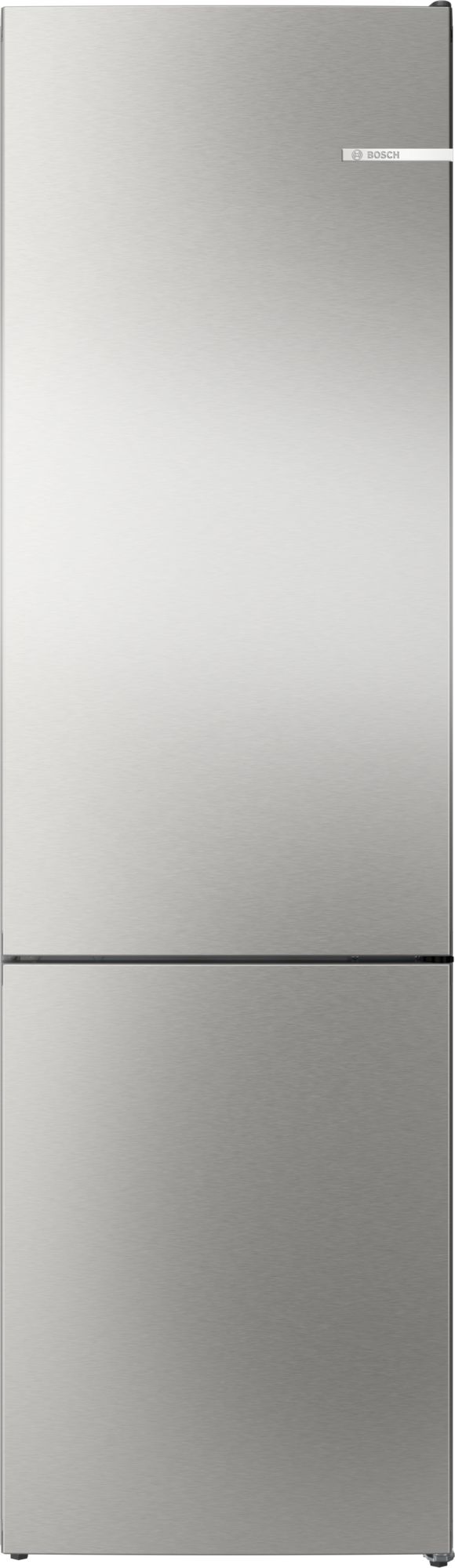 Bosch Serie 4 Frigorífico combinado de libre instalación 203 x 60 cm Acero inoxidable KGN392I1F