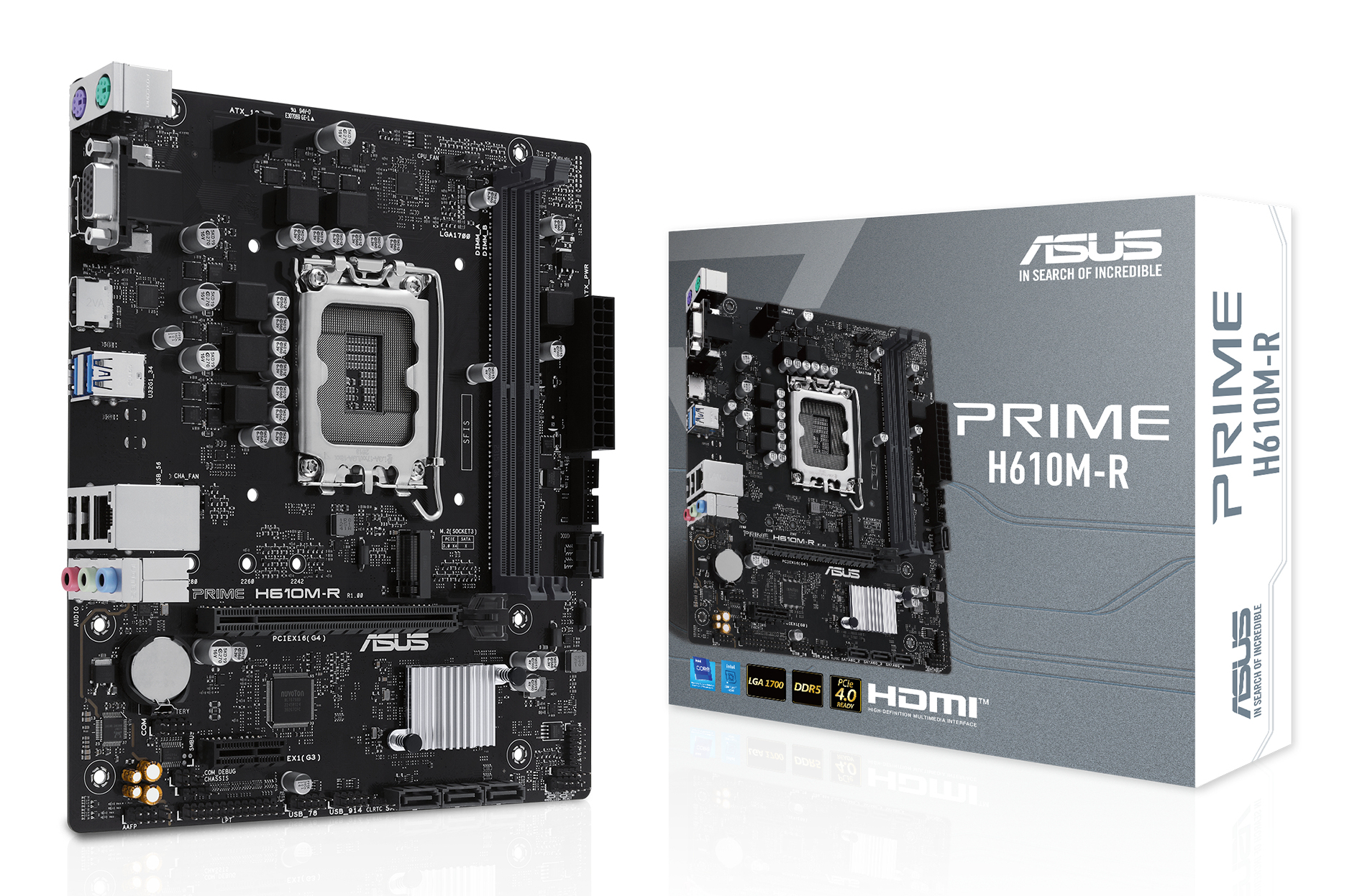 Asus Intel PRIME H610M-R-SI DDR5 LGA 1700