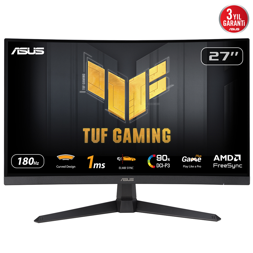 ASUS TUF Gaming VG27VQ3B pantalla para PC 68,6 cm 90LM0A90-B01170