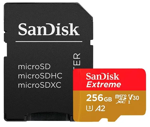 SanDisk Extreme PLUS 256 GB MicroSDXC Clase 10 SDSQXBD-256G-GN6MA
