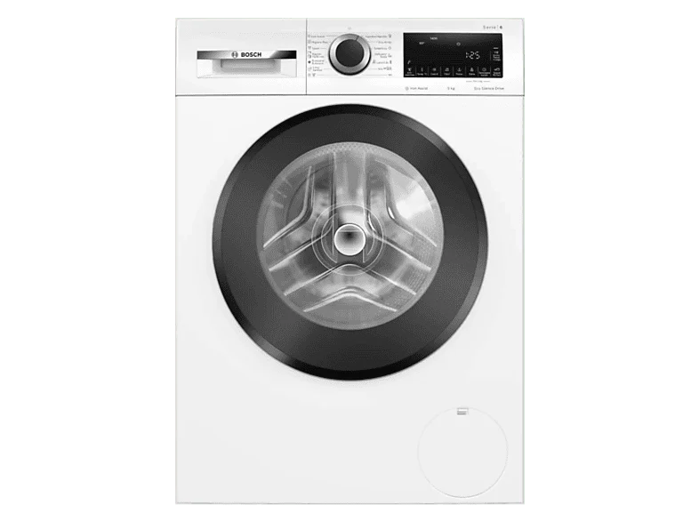 Lavadora carga frontal - Bosch WGG244Z0EP, Serie 6, 9 kg, 1400 rpm, 15 programas, Iron Assist anti arrugas, Speed Perfect, Blanco