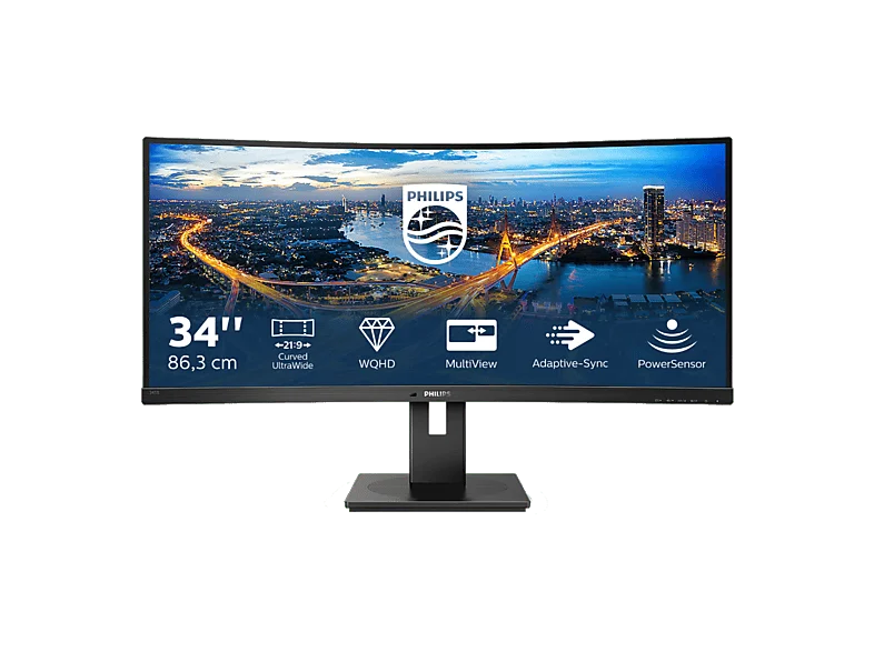 Philips B Line 345B1C/00 pantalla para PC 86,4 cm (34") 3440 345B1C/00