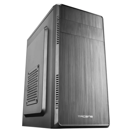 TACENS ACM500 Caja PC Compacta Micro ATX y Fuente PC 500W USB 3.0 Aluminio Negro Incluye Fuente