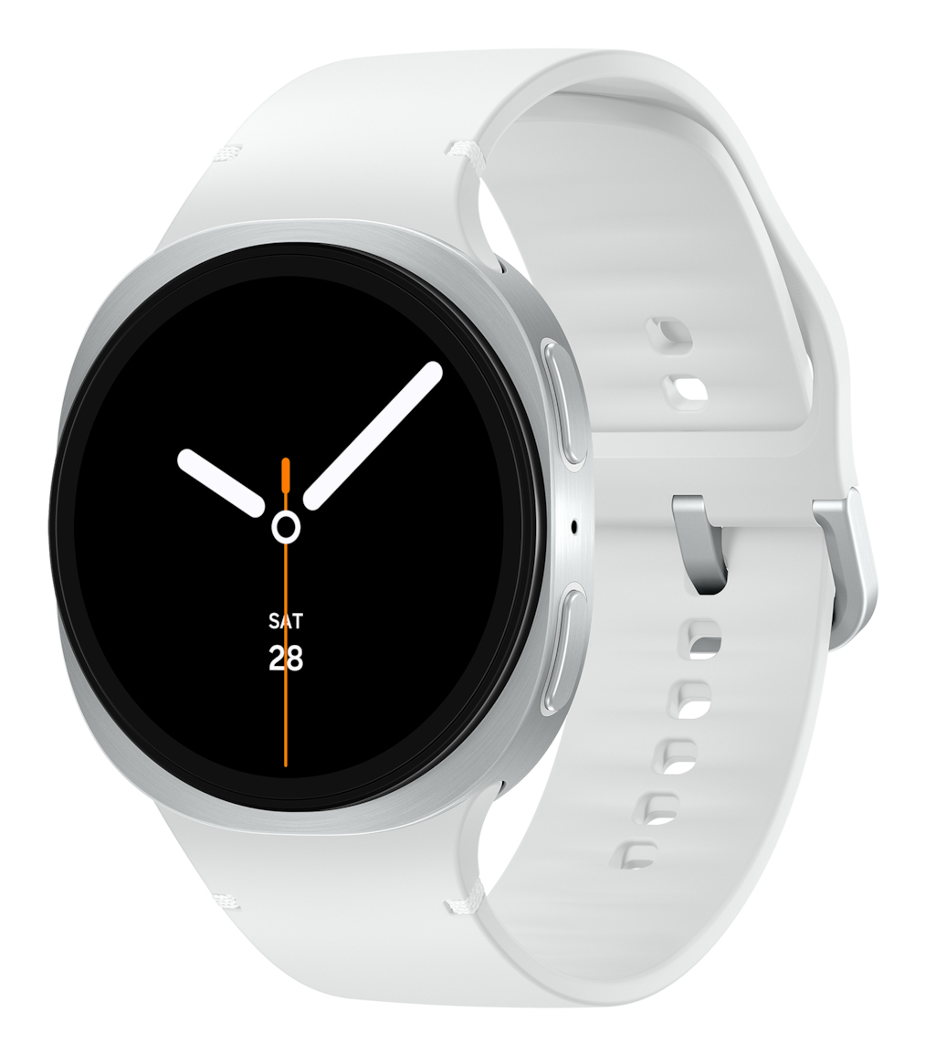 Smartwatch - Samsung Galaxy Watch8 LTE 44mm, 4G, 1.47", Exynos W1000, 32GB, 2GB RAM, 435 mAh, Android, Plata