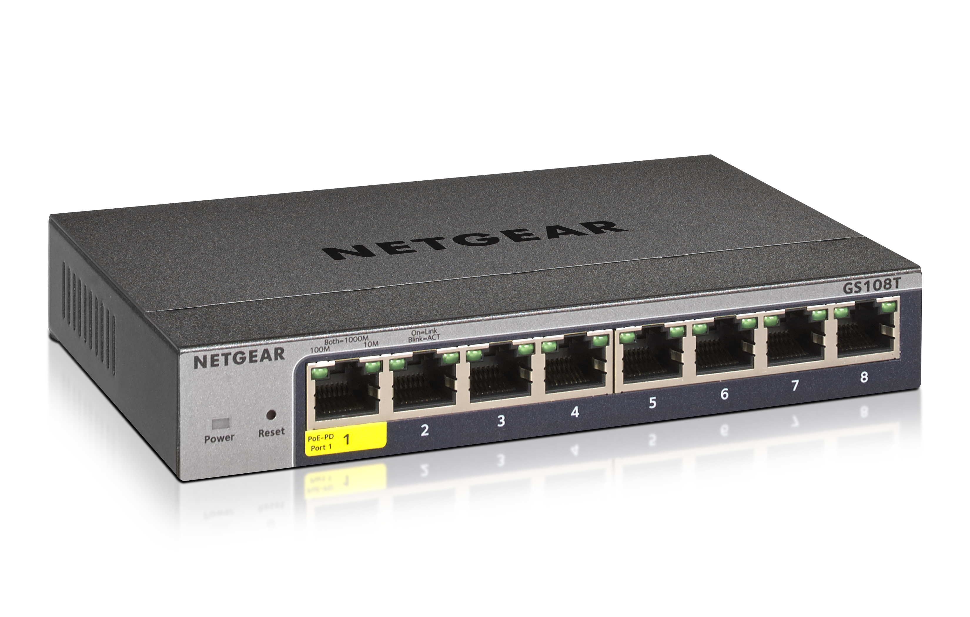 NETGEAR GS108Tv3 Gestionado L2 Gigabit Ethernet GS108T-300PES