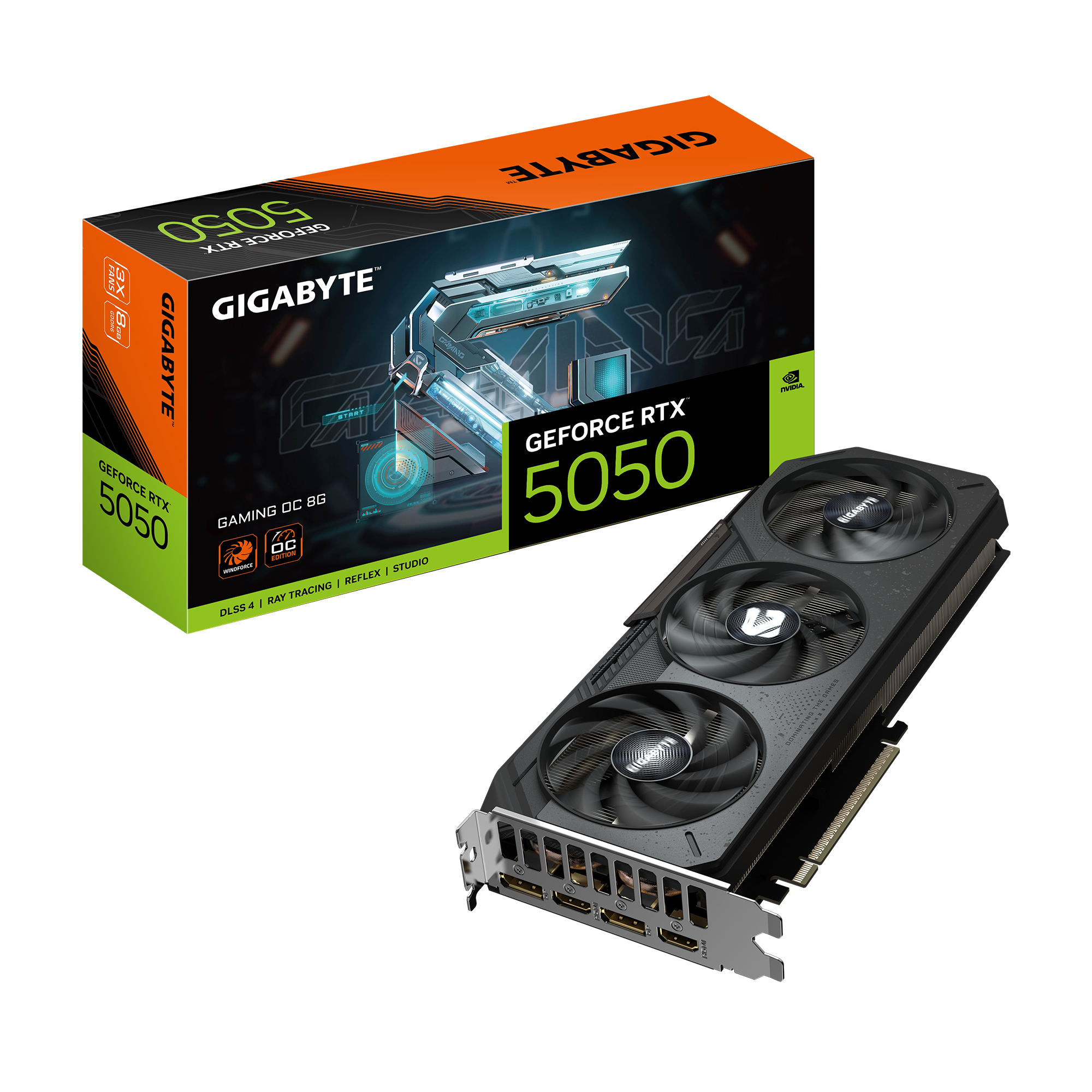 Gigabyte GeForce RTX 5050 Gaming OC 8GB GDDR6 DLSS4