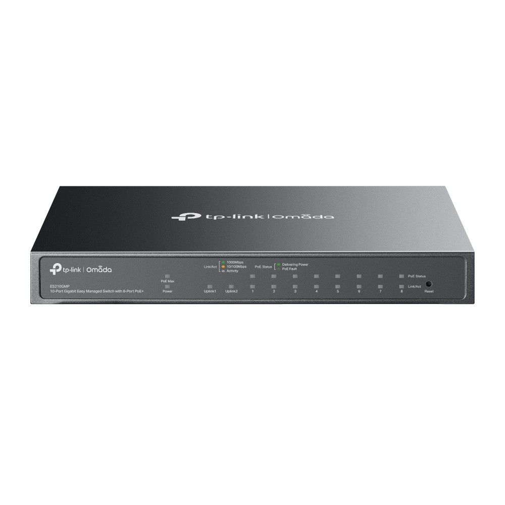 TP-Link ES210GMP Switch 10xGE (8xPoE+) ES210GMP