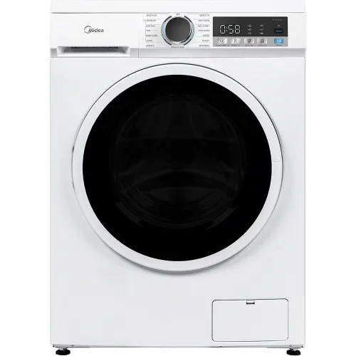Midea - Lavadora Midea 8 kg - 1,400rpm, Motor Inverter tapa desmontable -MFG16W80BA10-W-ES.