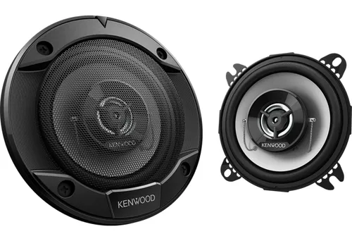 Altavoces de coche Kenwood 10 cm Coaxial 2 vías 21W RMS Pack 2 Negro KFC-S1066